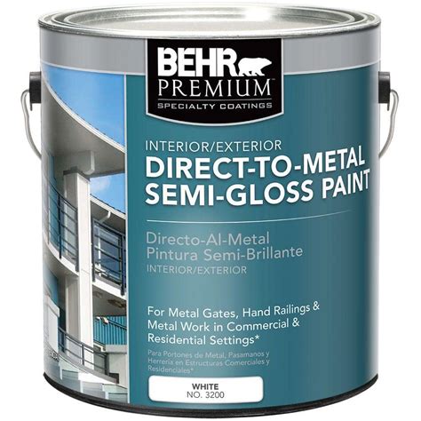 can i use house paint on a metal building|behr exterior paint for metal.